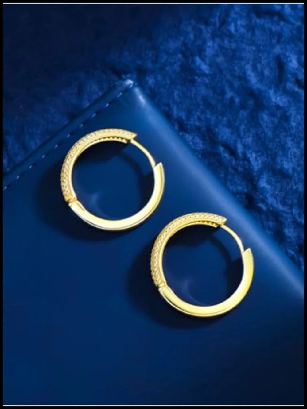 14k Gold Plated Huggie Hoop Earrings CZ Hypoallergenic Gift for Women